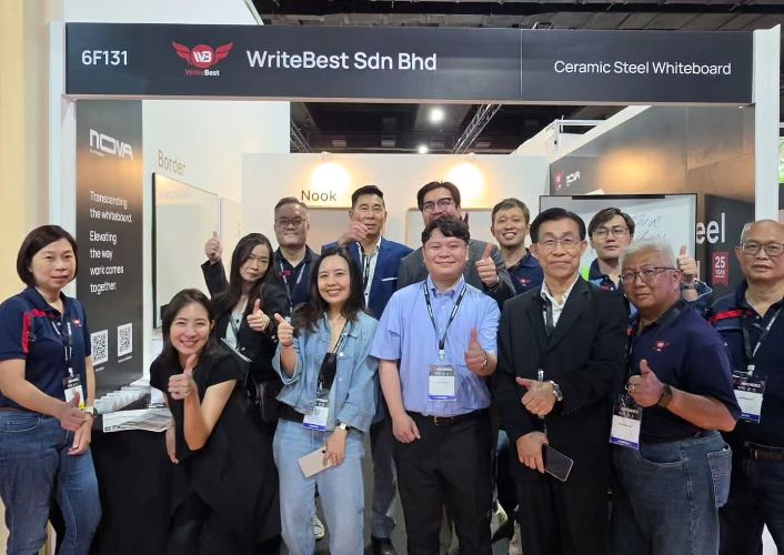 WriteBest team at booth 6F131, ARCHIDEX 2026